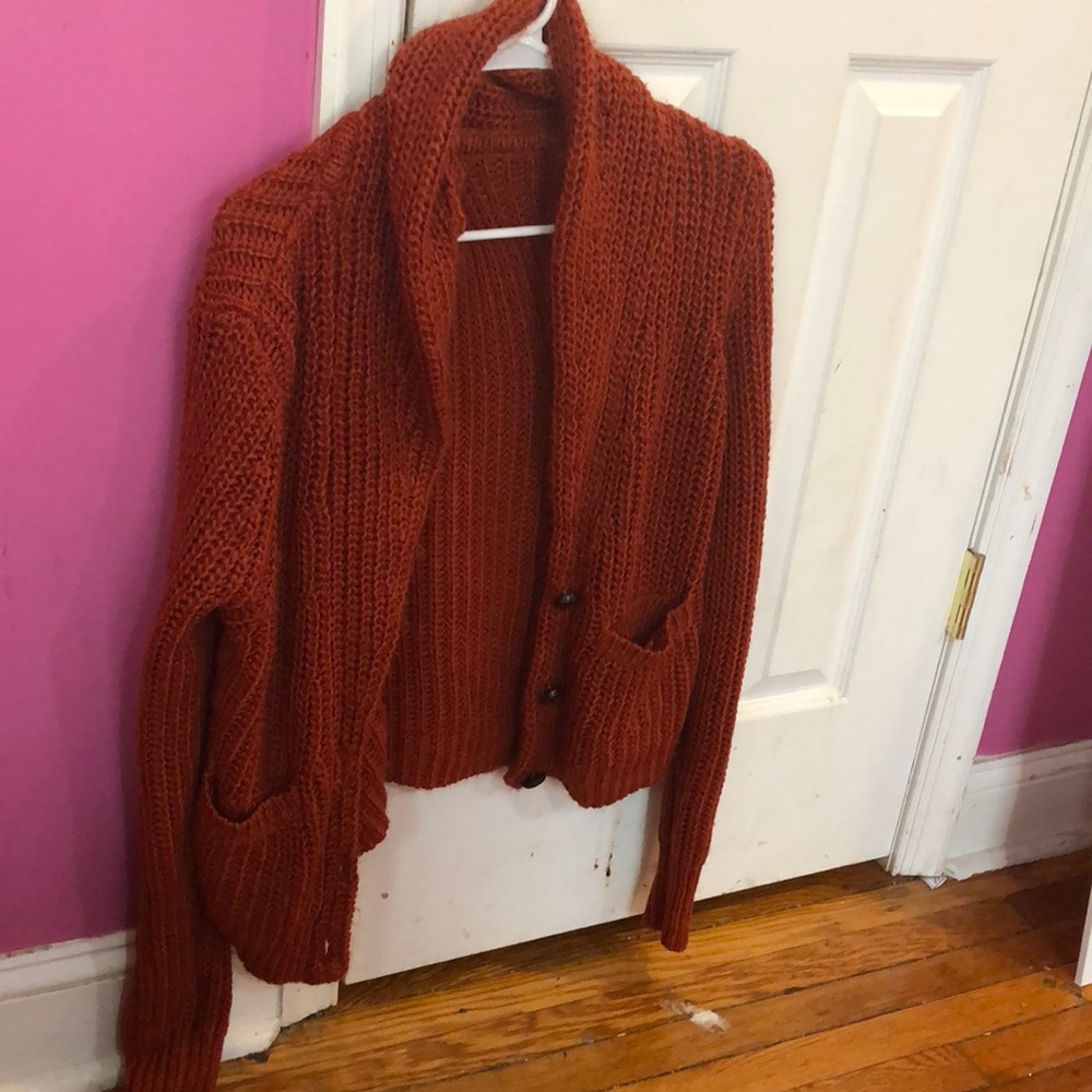 Large Fall Orange Sweater